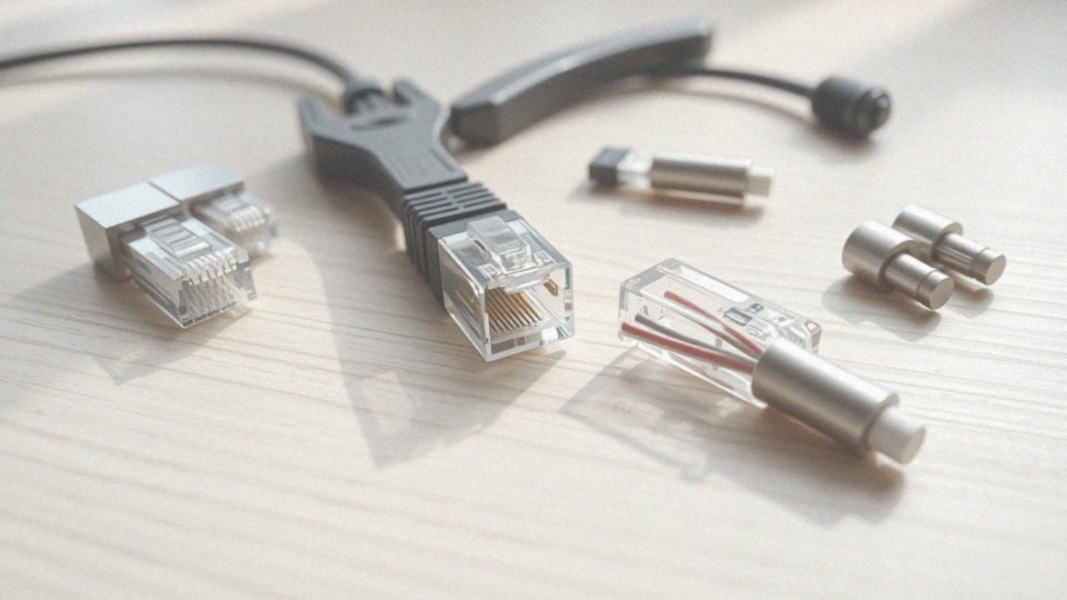 Jakie rodzaje złączy są stosowane w kablu RJ45?